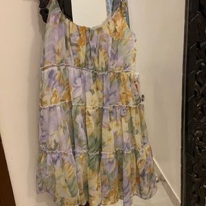 Floral print dress